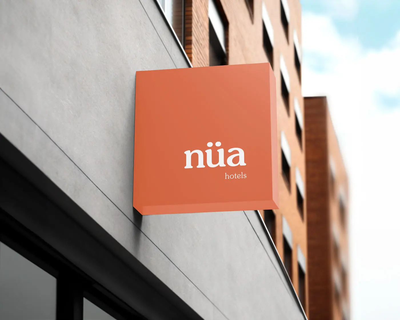nüa hotels - Naming, diseño de logotipo